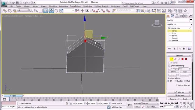 Video Corso Autodesk 3ds Max tutorial 08 - editable poly e sub elements смотреть онлайн