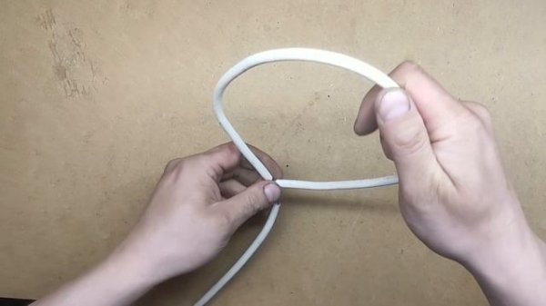 Антенна цифрового ТВ своими руками №2 из кабеля