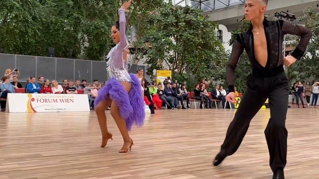 Sergey Burdin - Stefania Shakhray RUS | Cha Cha Cha | WDSF Youth Latin - Pyramid Cup 2020 смотреть онлайн