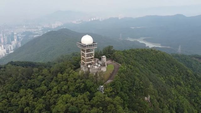 筆架山 雷達站 2021.07.25 (Beacon Hill Surveillance Radar Station) [一分鐘航拍] #畢架山 смотреть онлайн