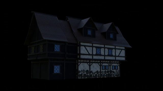 Medieval House, Model 3D смотреть онлайн