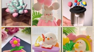 Невероятно милые поделки из пластилина.