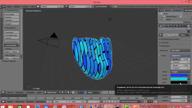 Blender Materials cycles Renderer Blender Texture zuweisen смотреть онлайн