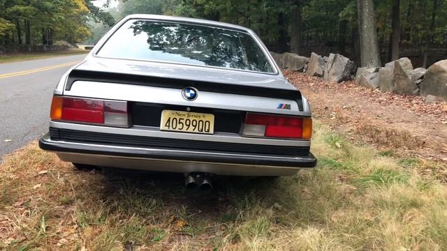 1984 BMW M635 exterior walk-around смотреть онлайн