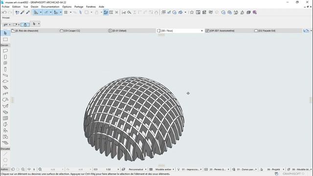 Archicad 22 | Custom Perforated Dome смотреть онлайн