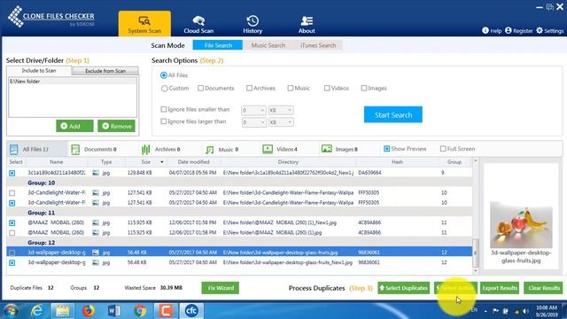 Delete Duplicate file with Clone Files Checker Free and key смотреть онлайн