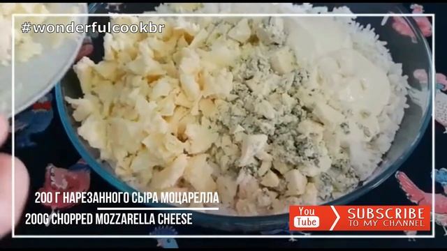 Baked cheesy rice mozzarella gorgonzola cream cheese and parmesan cheese приготовленный с сыром смотреть онлайн