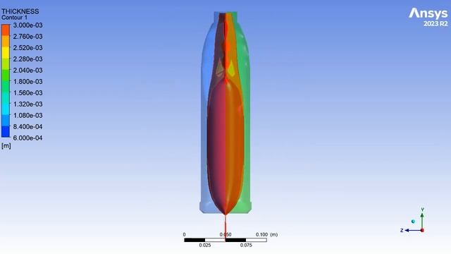Ansys Polyflow : Blow Molding of a Bottle смотреть онлайн