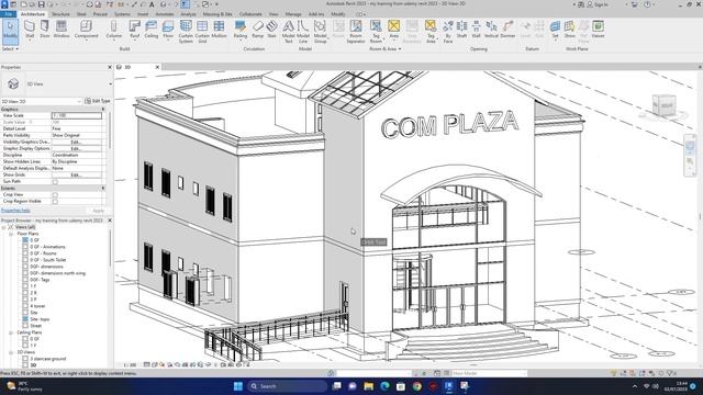My First Trial Tutorial| Video of Revit Architecture | Revit 2023 смотреть онлайн