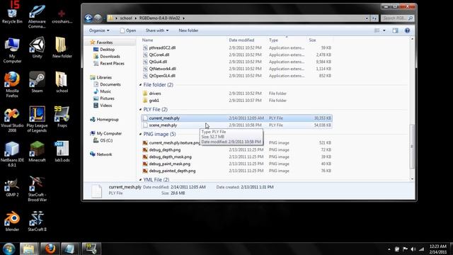 Importing Kinect data into Blender смотреть онлайн