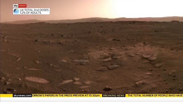 NASA releases video of Perseverance rover’s Mars landing смотреть онлайн