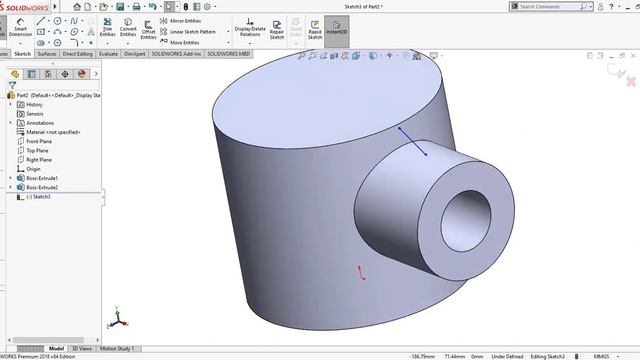 How to use draft,rib,shell command in solidworks смотреть онлайн