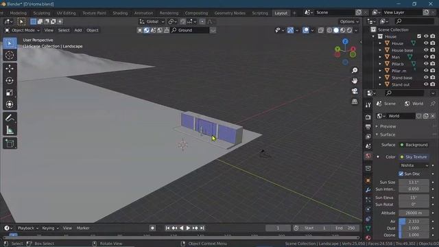 Building a house in Blender (Time lapse) смотреть онлайн