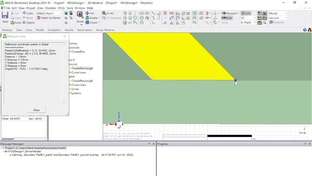 2.5 GHz Patch Antenna Design - HFSS смотреть онлайн