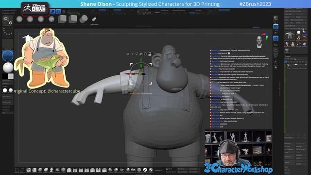 Sculpting Stylized Characters with Shane Olson смотреть онлайн
