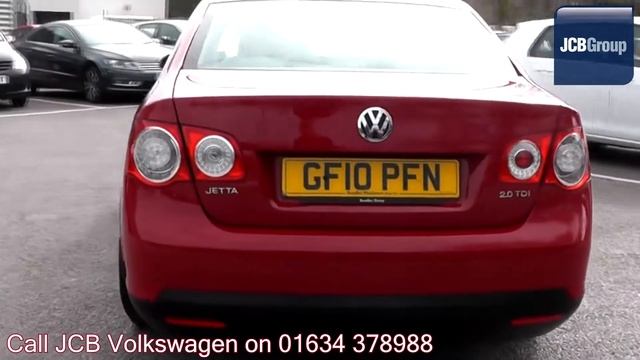 2010 Volkswagen Jetta Sport 2l Salsa Red GF10PFN for sale at JCB VW Medway смотреть онлайн