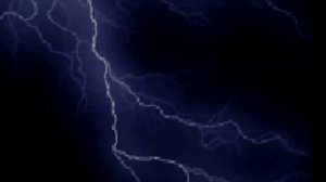 Futage night lightning blue sparkling Футаж ночная молния синяя сверкающая