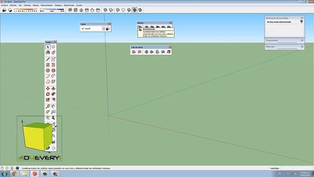 Sketchup Pro 2015 - Configurar barras de herramientas y ventanas смотреть онлайн