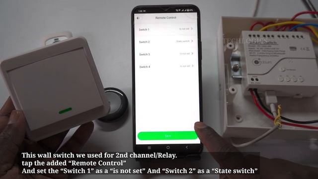Smart Life tuya 4ch smart switch add wall switch 433MHz Wireless Smart RF Remote Transmitter Panel смотреть онлайн