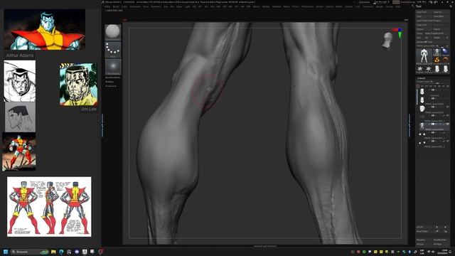X-Men Colossus Fan Art| ZBrush Speedsculpting | Inspired by Jim Lee and Arthur Adams | No Sound смотреть онлайн