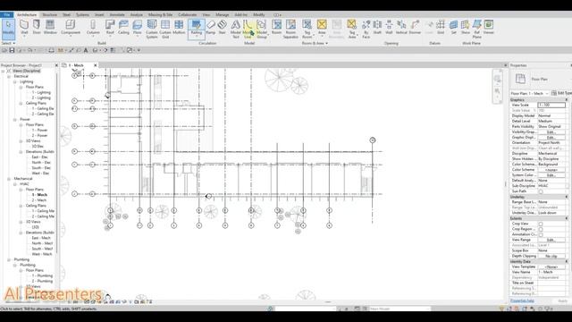 How to copy monitor Grid and Level a link file on Revit ‐ Short Video Tutorial смотреть онлайн