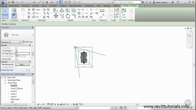 Revit Architecture 2017 tutorial (Advanced Presentation)#4- Working Far Clip Offset in View смотреть онлайн