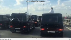 Выпускники в ФСБ отметили выпускной покатушками на 30 мерседесах!