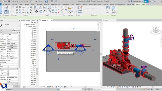 Revit MEP | Dạy Vẽ Cụm Bơm Chi Tiết Nhất Anh Em Nên Xem Một Lần смотреть онлайн