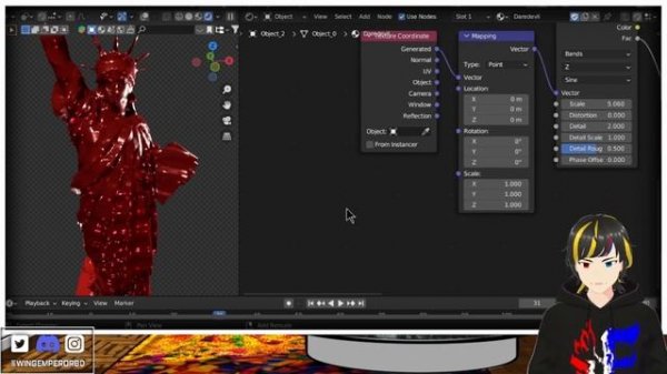 How to make DAREDEVIL INTRO in Blender