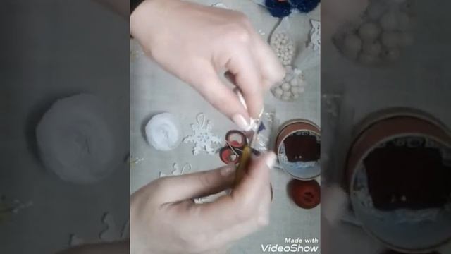 Игрушка на ёлку крючком. смотреть онлайн