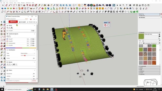 SketchUp Pro 2021 - SKATTER EKLENTİSİ смотреть онлайн