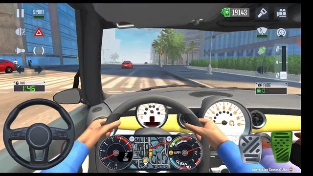 Taxi Sim 2020 | Yellow Ligth Racing Mini Cooper New Car : First Look GamePlay | iOs Android Gaming смотреть онлайн
