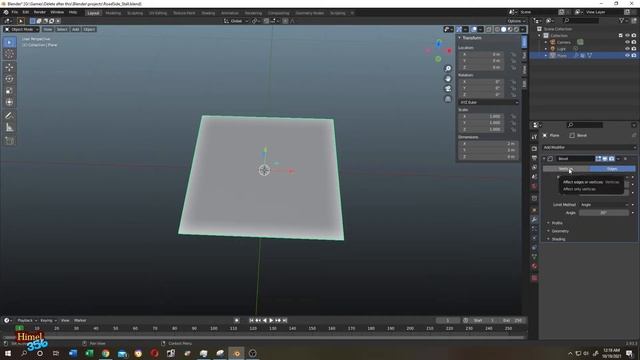 Blender Tutorial : How to round the corner of a plane смотреть онлайн