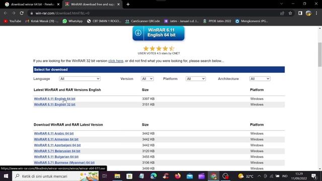TUTORIAL INSTAL WINRAR | X TKJ 1 KELOMPOK 1 смотреть онлайн