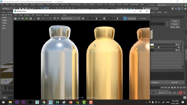 maya material tutorial| glass and metal | maya glass material tutorial |maya tutorial for beginners смотреть онлайн