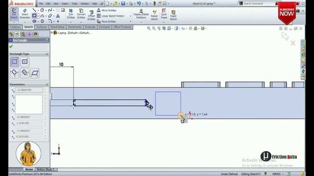 SolidWorks 3D Product Design Tutorial! Laptop 3D Modeling смотреть онлайн
