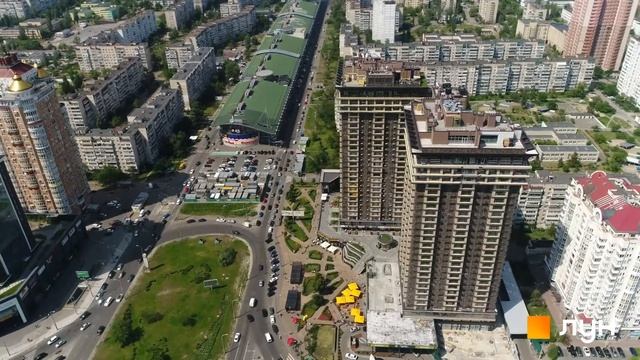 ЖК Obolon Residences, Київ – Аерообліт від ЛУН, весна 2020 смотреть онлайн