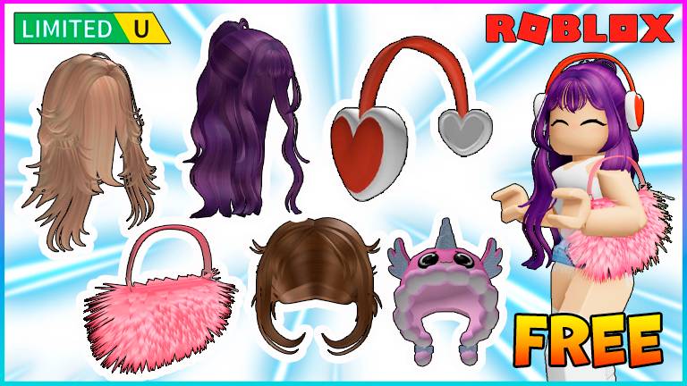 Получаем БЕСПЛАТНО 🌺Волосы 🌺Капюшон 🌺Сумку 🌺Наушники #roblox #роблокс #freeugc