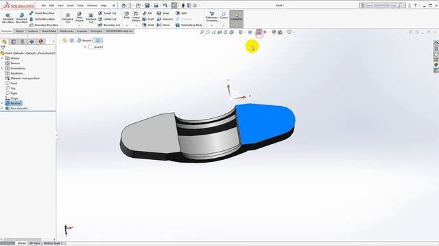 SolidWorks Practice/Exercise For Beginners - Basic Tutorial - Part Features (05 - H03 - B) смотреть онлайн