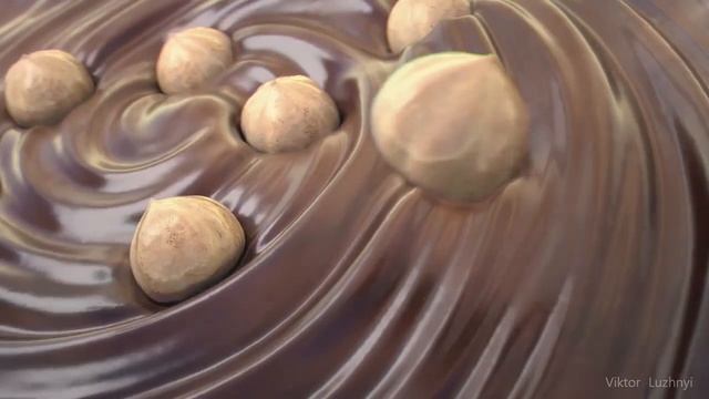 Nuts, chocolate,drop.Houdini + hip file,Redshift render смотреть онлайн