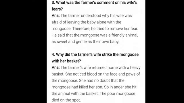 Honey suckle class 6 Chapter 2 The friendly Mongoose Question Answer смотреть онлайн