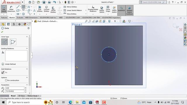SolidWorks Tutorial N°12 - Piston Head 😂🤣 смотреть онлайн
