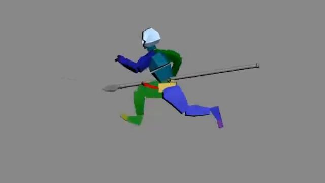 3ds Max Biped and Quadruped Animations : Man Run With Object смотреть онлайн