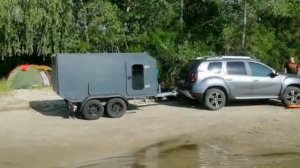 Дастер с прицепом