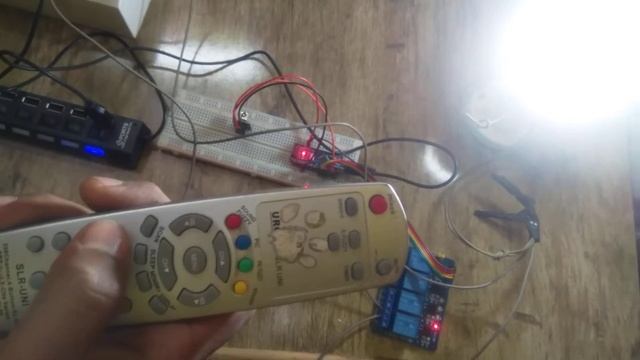 IOT control Home automation Fan light control using tv remote смотреть онлайн