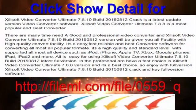 Xilisoft Video Converter 7.8.7 2015 + Keygen | Xilisoft Video Converter Ultimate 7 8 10 Crack!! смотреть онлайн