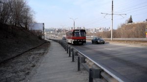 Автобус Икарус-256 (Ikarus 256.74)(В 973 УХ 22). Подъём в Гору. (1080р)