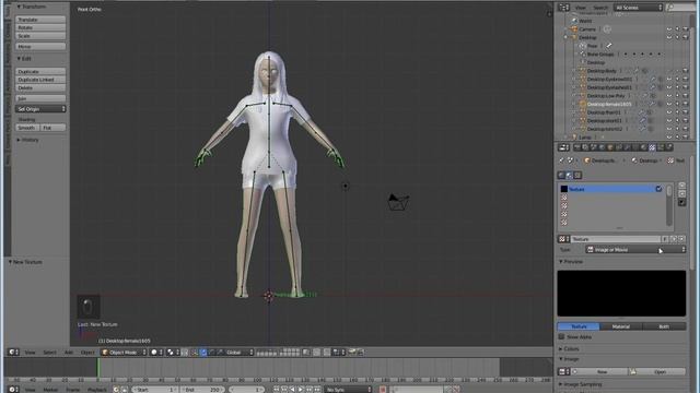 2 Setup normals tpose in Blender смотреть онлайн