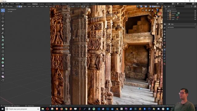 Como Modelar Qualquer Coisa no Blender 2.8 para Iniciantes - 07 - Introdução ao Blender смотреть онлайн