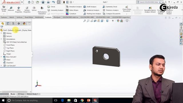 How to Use Feature Statistics, Mass Properties and Adding Configuration in SolidWorks смотреть онлайн